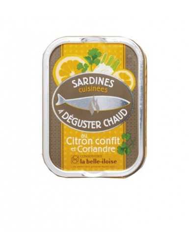 Sardines cuisinées au Citron confit et Coriandre