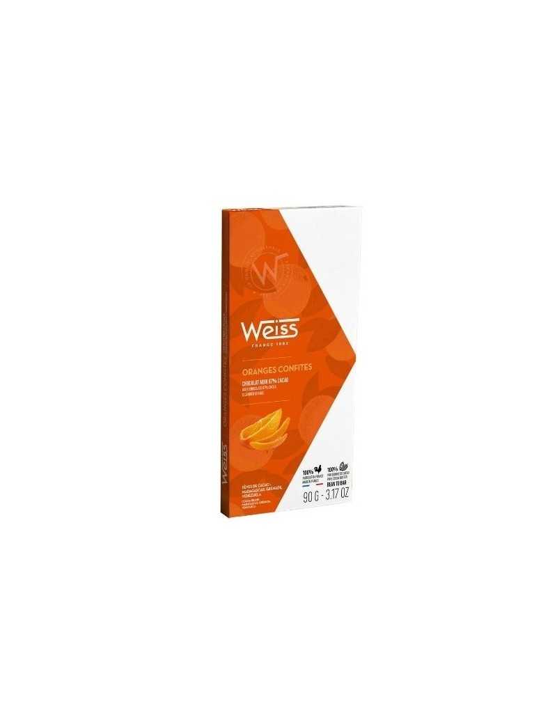 Tablette-Ibaria 67%-oranges confites-Weiss