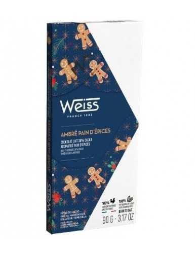 Tablette - Chocolat de Noël Pain d'Épices-Weiss