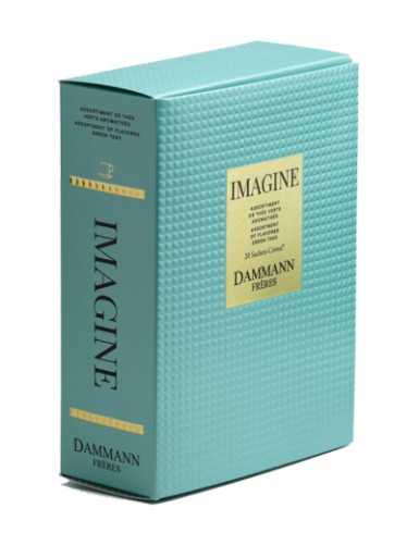 Coffret "Imagine" 20 sachets de thés verts aromatisés-Dammann