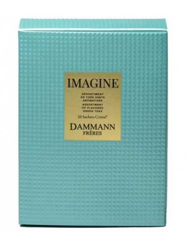 Coffret Imagine 20 sachets de thés verts aromatisés-Dammann